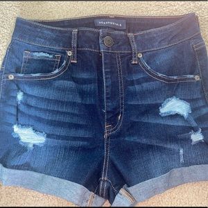 Aeropostale Dark Wash Shorts